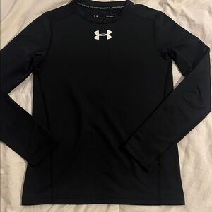 Under Armour Cold Gear Long Sleeve Base Layer Sports Shirt Youth Large 14/16